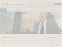 Tablet Screenshot of ccibenefits.com